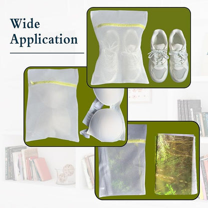 20 Pcs Medium Laundry Bags for Washing Machine, Lingerie Bags for Washing Delicates, Durable Honeycomb Mesh Laundry Bags for Delicates