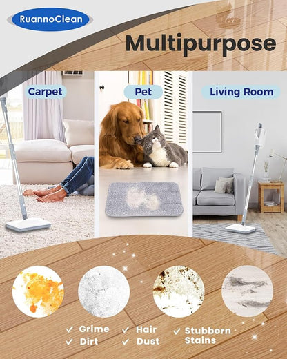 Steam Mop Pads Compatible with Seyola/FEPPO and Others Steam Cleaner for Home, Washable and Reusable Replacement Mop Pads for Floor Cleaning -6 Pack