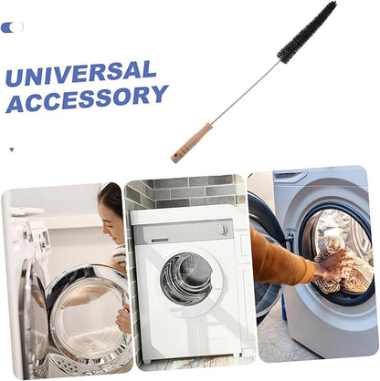 NOLITOY Dryer Vent Cleaning Brush Set 2-Piece Coil Brush Flexible Lint Cleaner Long Handle for Easy Access for Washing Machine Dryer Maintenance