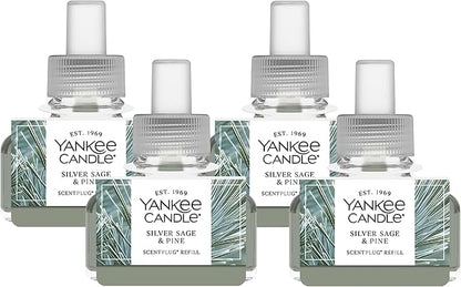 Yankee Candle Silver Sage & Pine ScentPlug Refills (Pack of 4)