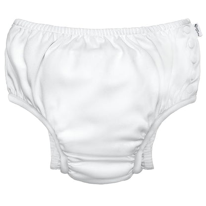 Green Sprouts Baby Ultimate Reusable Snap Swim Diaper, New White, 5T
