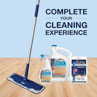Bona PowerPlus Hardwood Floor Deep Cleaner Spray - 32 fl oz - Refillable - Oxygenated Formula and Residue-Free Floor Cleaning Solution - for Wood Floors