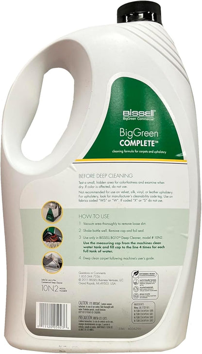 Bissell Commercial-31B6 Carpet Cleaner, 128oz, Bottle, 9 to 9.8 pH (1 Bottle 128 oz.),Green, packaging may vary.