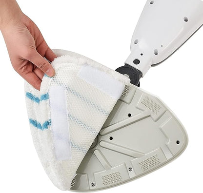8 Pack Reusable Mop Pads Compatible with True & Tidy STM-500, STM-700 Steam Mops, Refills for Turonic ST3 Steam Mop Microfiber Washable Pads, Cloths for Floor Cleaning, Scrubbing and Floor Caring