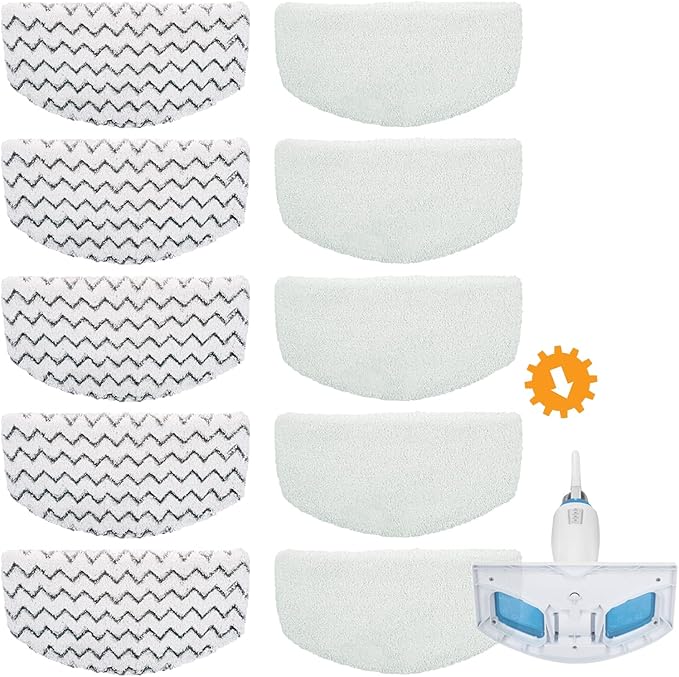Steam Mop Pads for Bissell PowerFresh 1940 1806 Replacement Parts, 10 Pack