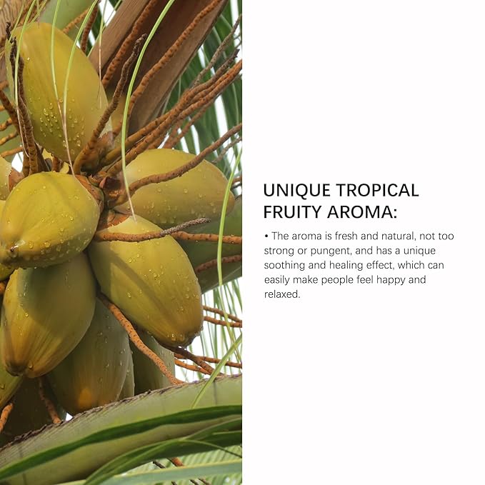 Coconut Body Mist for Women and Men– Refreshing Tropical Scent Spray with Natural Oils, Lightweight Hydrating Formula for Daily Use, After Shower or On-the-Go – 45ml / 1.5 fl oz