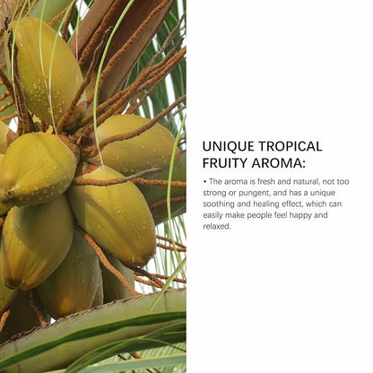 Coconut Body Mist for Women and Men– Refreshing Tropical Scent Spray with Natural Oils, Lightweight Hydrating Formula for Daily Use, After Shower or On-the-Go – 45ml / 1.5 fl oz