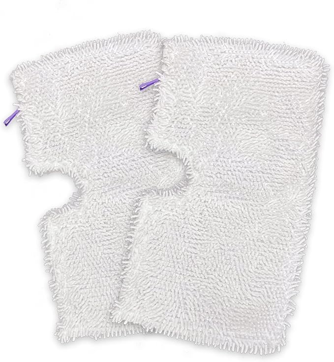 Tidy Monster 2 Pack Microfiber Steam Mop Replacement Pads for Steam Pocket Mops S3500 Series S3501 S3601 S3550 S3901 S3801 SE450 S3801CO S3601D, Machine Washable Easy Cleaning Pads