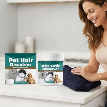 Pet Hair Dissolver - Safe Gentle Deep Cleaning Multipurpose Laundry Agent, Enzymatic Pet Friendly Fabric Care Booster | Powerful Odor Neutralizer Stain Lifter resiidue Free Hair Release treatmentt