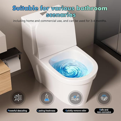 Acina 2Pcs Toilet Cleaner for bathroom: Toilets Cleaners Pro for Toilet Bowl, Drop-in Tank Cleaning, Eco-Friendly, Powerful Stain & Odor Removal, Safe for All Toilets, Home & Travel