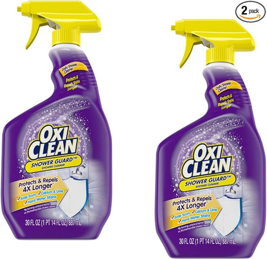 OxiClean Shower Guard Daily Shower Cleaner Spray, 30 fl oz (Pack of 2)