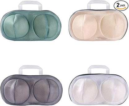 4Pcs Bra Laundry Bag Mesh Laundry Bags for Delicates with Premium Zipper Bra Washing Bag for Laundry，Lingerie Bags for Washing Delicates underwear integrated washing and care