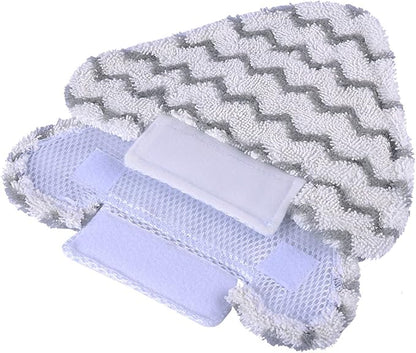 KEEPOW 3 Pack Triangle Steam Mop Pads Replacement for Shark Lift-Away S3973D S5003D S6001 S6002 S6003 3973WM S5001 S5002