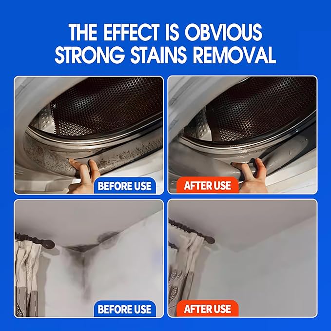 LANWEXY-Highly Effective Removal Spray,Wall Cleaner Spray-Bathroom Foam Cleaner for Shower,Wall,Ceiling,Wood,Kitchens,Tile,Killer with Prevention Inhibitor-2 bottles