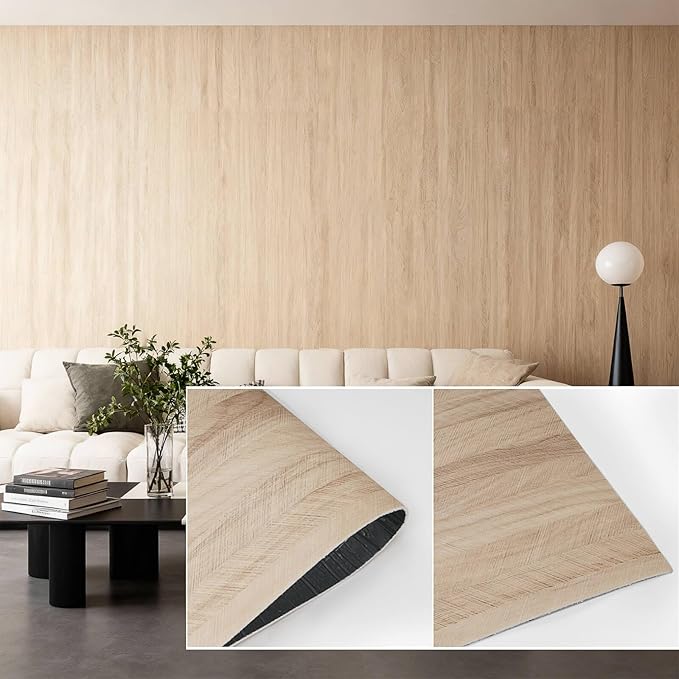 3D Wall Panels Peel and Stick – 23.82"x110" PVC Faux Travertine Texture, Self Adhesive Waterproof Wall Covering, DIY Accent Wall, Sofa Background Backsplash & Modern Home Decor, Covers 18 sq.ft