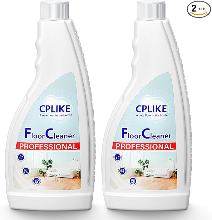 Floor Cleaning Solution for Mops, Compatible with Roborock (Qrevo/Q7/Q10/Saros 10R) and Other Brand Robot Vacuum and Mop Cleaner, Tea Tree Scent, 16.23 fl oz, Pack of 2