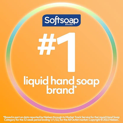 Softsoap Antibacterial Liquid Hand Soap, Kitchen and Bathroom Hand Soap, White Tea and Berry Scent, 50 fl oz Refill (Pack of 2)