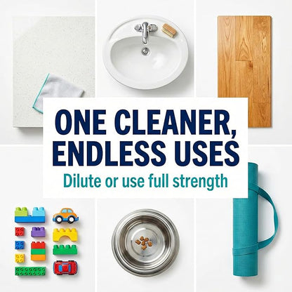 AquaCleanse Hypochlorous Acid 500PPM All-Purpose Cleaner Spray (1 Gallon) – 3X Stronger Than Standard HOCL – Pet & Family Safe, Non-Toxic Surface Cleaner & Odor Remover - No Harsh Chemicals – USA Made