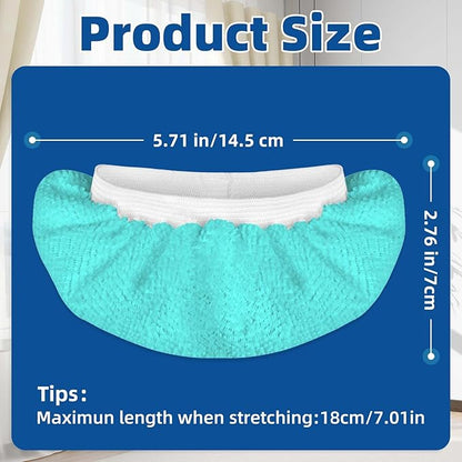 LOVECO 10 Pack Universal Steam Cloths for Handheld Steam Cleaner, Compatible with Bissell Steam Shot, Comforday, Wagner Spraytech etc - Reusable Washable Microfiber Rags - Peacock Blue