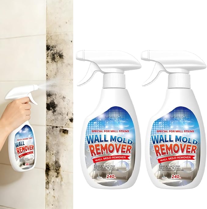 Highly Effective Removal Spray, Wall Cleaner Spray, Multi-Surface Cleaning Solution, Dirt, Dust And Stain Remover, Long-Term Protection, for Bathrooms, Kitchens, Tile, Fabric, Wood (2pcs)