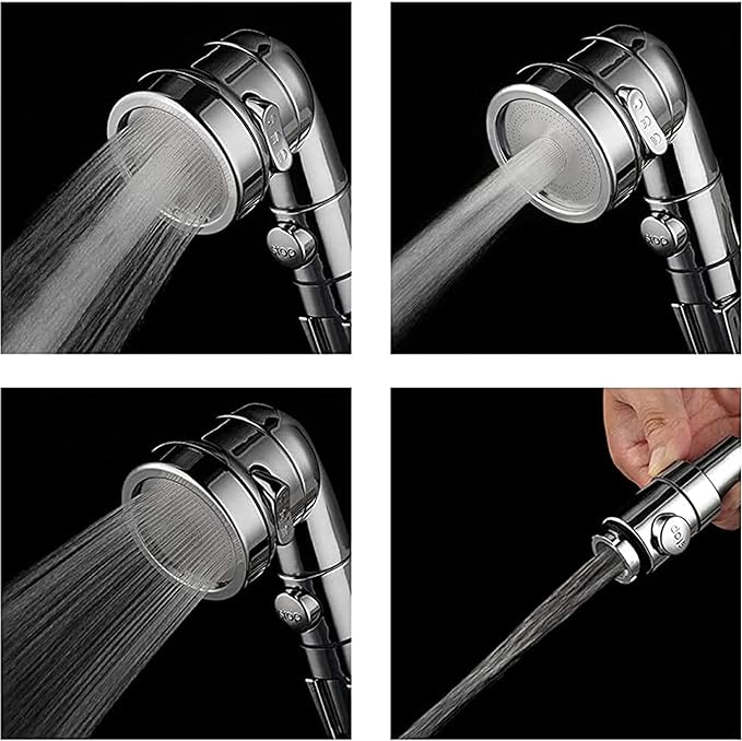 Sink Faucet Sprayer Attachment Set, Kitchen Bathroom Pet Bathing Shower Head with 9.8ft Hose and G1/2, 55/64", 15/16" Faucet Adapters, Hair Washing, Dog Shower and More
