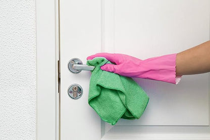Superio Microfiber Squeegee Mopping Towel Extra Large Miracle Cloth Streak Free Floor Cloth 20x30 House, Kitchen, Bathroom, Car Multi Colored, (12"x12")
