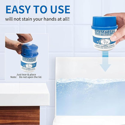 12 Pcs Enzyme Toilet Bowl Cleaner Bottle, Automatic Self-Acting Toilet Tank Cleaner, Enzyme-Powered Stain & Limescale Prevention, Long-Lasting Deodorizer, Safe for Plumbing & Septic Systems