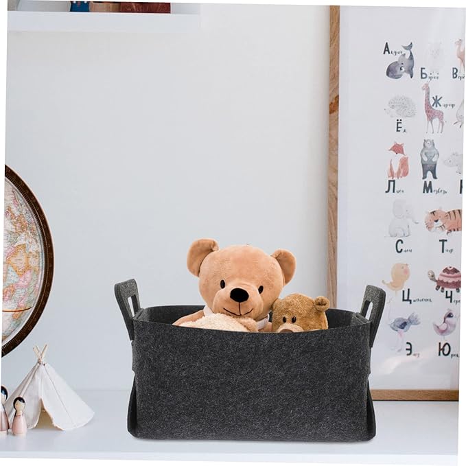 Ciieeo Foldable Capacity Laundry Hamper Basket Felt Clothes Storage Bin for Bedroom Dorm and Blanket Organizer Lightweight Collapsible Laundry Basket for Home Use