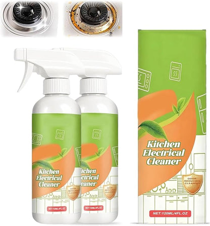 Electrolyzed Ion Kitchen Cleaner Spray, Easy Cleaning Household Items, Multi-Purpose Household and Kitchen Cleaning Spray for Hold Oven Stove Range Hood (2pcs)