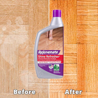 Rejuvenate Shine Refresher Hardwood Polish Restorer 32oz Cleaner 32oz