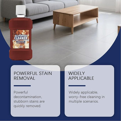Floor Cleaner - Multi Stain Removal Liquid, Concentrated 80ml Cleaning Solution with Deep Formula, Fast Acting Dirt Lift Feature, Ideal for Home Bathroom Kitchen Tile Grout Glass C