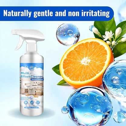 Snowlily 2PCS Kitchen Cleaner Spray Stubborn Stains Cleaner Powerful Heavy Duty Degreaser & Grease Remover for Stovetops,Range Hoods,Cabinets-Multi-Purpose Foam Cleaning Supplies