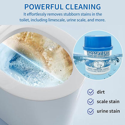 12 Pcs Enzyme Toilet Bowl Cleaner Bottle, Automatic Self-Acting Toilet Tank Cleaner, Enzyme-Powered Stain & Limescale Prevention, Long-Lasting Deodorizer, Safe for Plumbing & Septic Systems