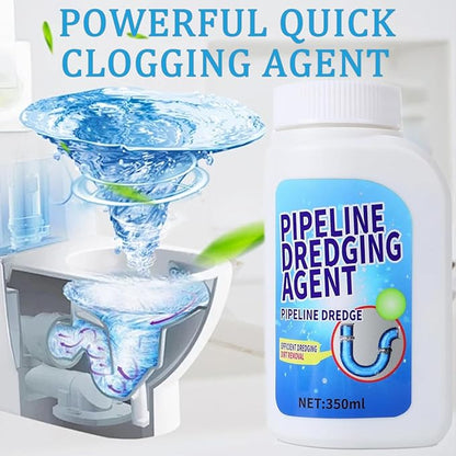 Drain cleaner, Pipeline Dredging Agent - 350ml Clog Remover | Fast-Acting, Drain Cleaner Powder, for Sinks, Showers & Toilets Kitchen Quick Cleaning