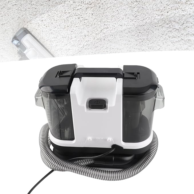 Portable Carpet Spot Cleaner Machine 14Kpa Powerful Suction Carpet Cleaner with Brush Heads for Home Use