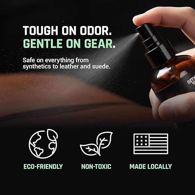 SmellWell Room Spray Odor Eliminator – Non Toxic Air Freshener & Shoe Deodorizer Spray, Shoe Smell Remover for Smelly Shoes, Home & Furniture – 6 fl oz