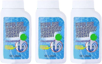 Wmool Pipeline Dredging Agent, Powerful Pipe Dredging Agent, Drain Clog Remover, Unclog Toilet Clog and Kitchen Sink Pipe Unblocker Powder, Quick Cleaning Drain Toilet Cleaner Tool