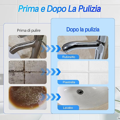 Bathroom Descaler Cleaner, 2026 New Multipurpose Stubborn Stains Cleaner, Bathroom Descaler Cleaners, Bathrooms Cleaning Foam Spray for Kitchen Bath Sink Glass (3)