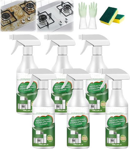 Multi-Purpose Enzyme Foam Cleaner, Versatile – Kitchen & Home, Bathroom Descaler Foam Cleaner Spray (6PCS)
