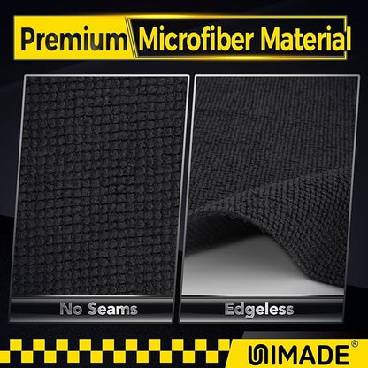 Microfiber Cleaning Cloth, 24 Pack Reusable Microfiber Towels for Cars Lint Free Cleaning Shop Towel Rags for Home Kitchen Automotive Bar Mechanic Restaurant Garage, 11"x 12", Black