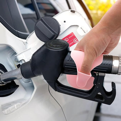 KIBBEH Reusable Silicone Fuel Glove, Protect Hands from Filthy Gas Pump Handles and Keypads, Durable and Universal