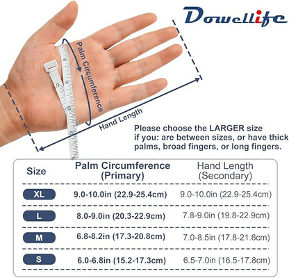 Dowellife Cut Resistant Gloves Food Grade Level 5 Protection, Safety Kitchen Cuts Gloves for Oyster Shucking, Fish Fillet Processing, Mandolin Slicing, Meat Cutting and Wood Carving. (Small-3 Pairs)