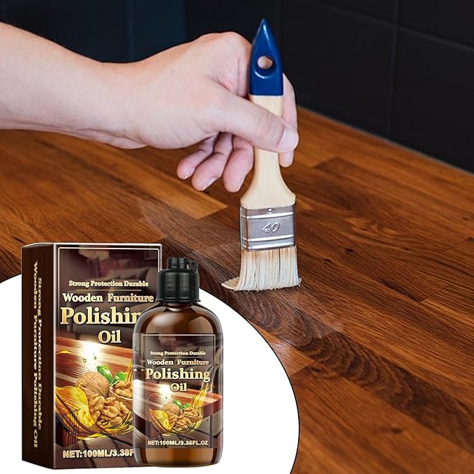 Wood Cleaner for Furniture - Cabinet Polishing Restorer, Quick Shine Solution for Indoor Home, 100ml Spray with Fast Action, Home Care, Floor for Sofa Chair and Kitchen Dresser