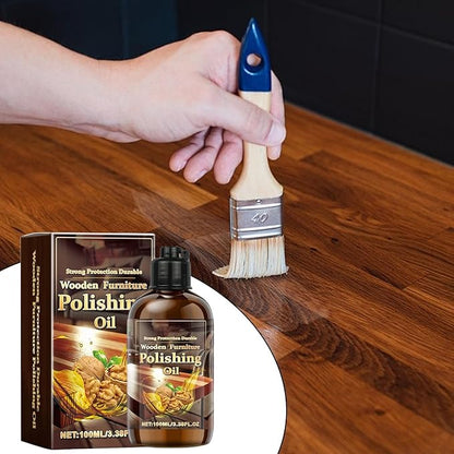 Wood Cleaner for Furniture - Cabinet Polishing Restorer, Quick Shine Solution for Indoor Home, 100ml Spray with Fast Action, Home Care, Floor for Sofa Chair and Kitchen Dresser