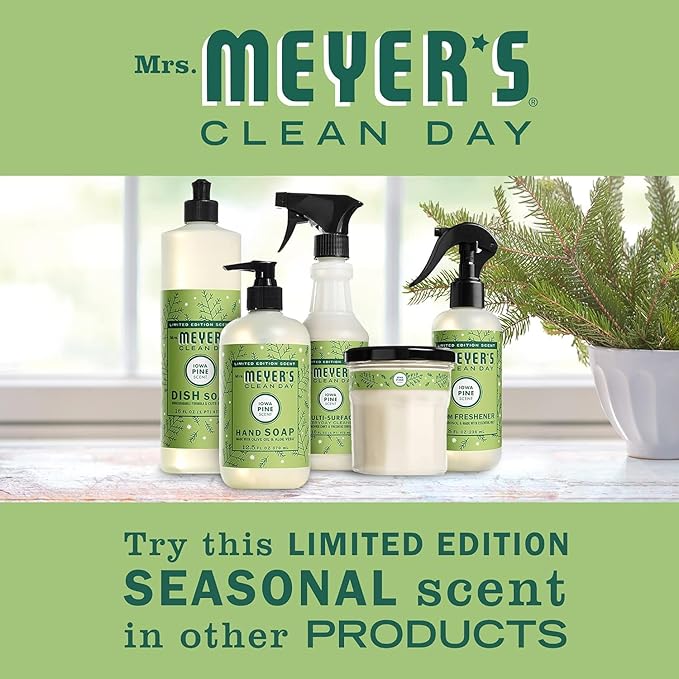 Mrs. Meyer's Clean Day Countertop Spray, Iowa Pine, 16 Fluid Ounce (Pack of 2)