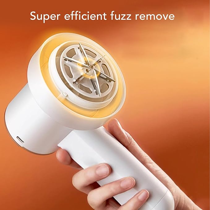 AMONIDA Fabric Shaver, Electric Lint Remover for Clothing Sweater Couch Furniture, with Adjustable Trimmer & Rechargeable Li Ion Battery, Fabric Maintenance Tool, Ideal for Home &