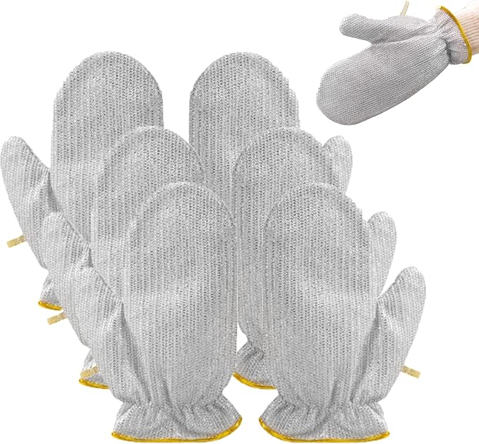 Steel Wire Dishwashing Glove, Glove for Kitchen Cleaning, Reusable Scrub Gloves
