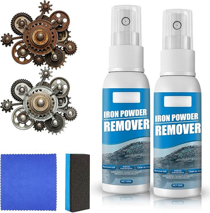 Multi-functional Quick-acting Rust Removal Spray, Iron Powder Remover Spray, Portable Rust Remover Sprays for Metal, for Paint, Tools, Car, Hardware - 100ML (S*2)