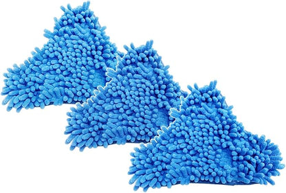 Pack of 3 H2O Steam Mop X5 Pads Washable Reusable Microfiber Cleaning Steamer Replacement Pads for H20 Steam Mop Cleaner