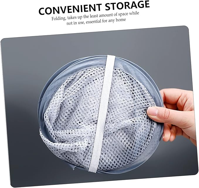 Cabilock 2pcs Wall-mounted Folding Laundry Basket Organizer Collapsible Dirty Clothes Storage Baskets for Home Dorm and Travel Breathable Design for Easy Use